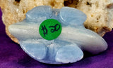 MD. Blue & White Calcite Crystal Turtle Carving 🤍 ✨ 🐢💙🌊