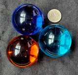 Assorted Glass Blown Crystal Sphere 🧡✨🔮🩵