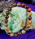 Imperial Jasper Stretchy Elastic Crystal Bracelet 💚📿❤️