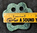 Green Jasper Crystal Paw Print Carving 💚🐾🐈🐕🦴