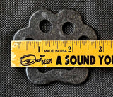 Black Jet Crystal Paw Print Carving 🐾🐈🐕🦴🖤