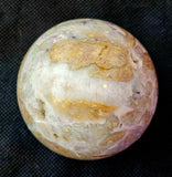 Rainbow Fluorite Root Crystal Sphere 💜🤍✨🫚🔮💚