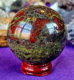 Dragon's Blood Crystal Sphere 🐉🐲🔮🩸❤️