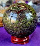 Dragon's Blood Crystal Sphere 🐉🐲🔮🩸❤️