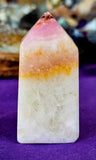 Pink Aragonite Obelisk Crystal Tower 🌸💗🩷