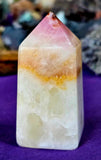 Pink Aragonite Obelisk Crystal Tower 🌸💗🩷