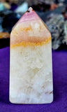 Pink Aragonite Obelisk Crystal Tower 🌸💗🩷