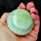 Blue Aragonite Crystal Sphere 🏖️🔮✨🐚🌊