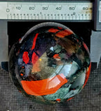 Bloodstone w/Pyrite Inclusions Crystal Sphere ❤️🩶🖤🩸✨⚜️