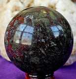 Dragons Blood Crystal Sphere 🐲🩸🔮🐉💚