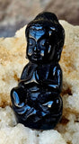 Black Obsidian Crystal Buddha Statue 🖤✨🧘‍♀️🕉️🕊️
