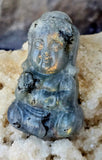 Labradorite Buddha Carving Crystal Statue ✨💙🧘‍♀️🕉️🕊️💛