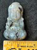 Labradorite Buddha Carving Crystal Statue ✨💙🧘‍♀️🕉️🕊️💛