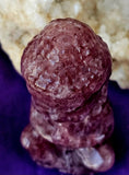 Strawberry Quartz Crystal Buddha Figurine 🕉️🪷🕊️🧘‍♀️🍓