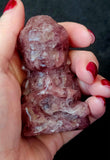 Strawberry Quartz Crystal Buddha Figurine 🕉️🪷🕊️🧘‍♀️🍓