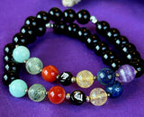 Handmade 'Virgo' Zodiac Themed Crystal Intention Bracelet ♍💜📿