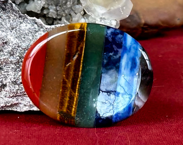 Assorted Crystal Oval Shaped Worry Stone ✨🪨💆‍♀️🧘‍♀️