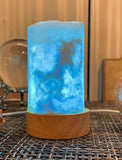 Blue Aragonite Crystal Lamp 💙🌊🎇