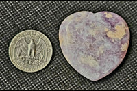 Lepidolite Crystal Heart Shaped Worry Stone 💜🔮✨