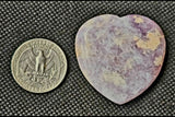 Lepidolite Crystal Heart Shaped Worry Stone 💜🔮✨