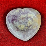 Lepidolite Crystal Heart Shaped Worry Stone 💜🔮✨