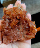 Raw Red Capped Quartz Cluster 🍒♥️