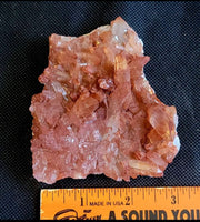 Raw Red Capped Quartz Cluster 🍒♥️