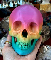 LG. 3D Printed Rainbow Skull 💀🌈💀