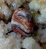 Botswana Banded Agate Crystal Tumble ❤️🧡✨🤍🤎