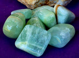 Pistachio Calcite Crystal Tumble ✨🤩💎🩵