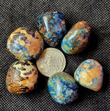 Azurite & Chrysocolla Crystal Tumble 💙✨💚