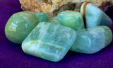 Pistachio Calcite Crystal Tumble ✨🤩💎🩵