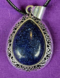Assorted Crystal Silver Plated Teardrop Shaped Necklace