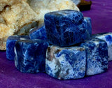 Sodalite Crystal Cube 🤍✨🔷💠