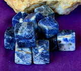 Sodalite Crystal Cube 🤍✨🔷💠