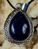 Assorted Crystal Silver Plated Teardrop Shaped Necklace