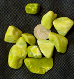 Yellow Serpentine Crystal Tumble 💚✨🟡💛