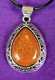 Assorted Crystal Silver Plated Teardrop Shaped Necklace