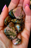 Rhodonite Crystal Tumble 🩷✨🖤