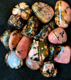 Rhodonite Crystal Tumble 🩷✨🖤