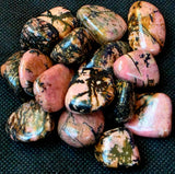 Rhodonite Crystal Tumble 🩷✨🖤