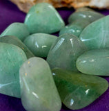 LG. Green Strawberry Quartz Crystal Tumble ✨🍓💚🍏