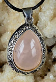Assorted Crystal Silver Plated Teardrop Shaped Necklace