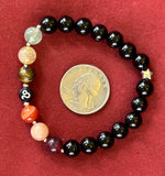 Handmade 'Leo' Zodiac Themed Crystal Intention Bracelet ♌🦁📿