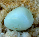 White Hemimorphite Crystal Egg/Tumble 🤍✨🥚🩵