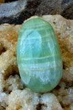 Pistachio Calcite Crystal Tumble ✨🤩💎🩵