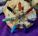 Assorted Chakra Crystal Energy Generator Grid