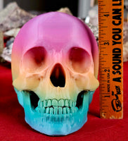 LG. 3D Printed Rainbow Skull 💀🌈💀