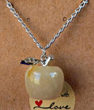 Assorted Crystal Apple Necklaces 🍏🤩📿💎🌹🍎