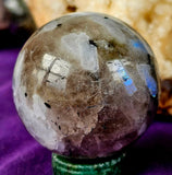 Rainbow Moonstone Crystal Sphere ✨🌛🌘🔮🌈💙